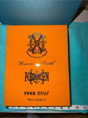 Fox Orange Decorative 'Heaven and Earth' Cigar Box